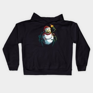 Scary Snowman Kids Hoodie